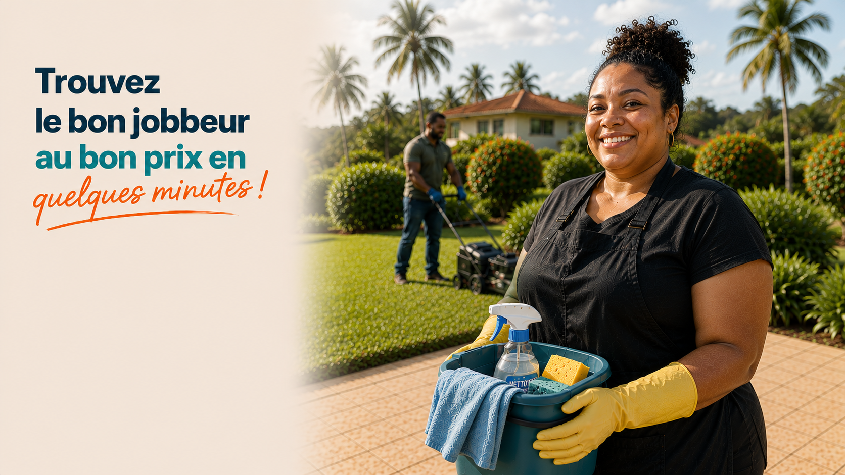 Trouvez le bon jobbeur au bon prix en quelques minutes